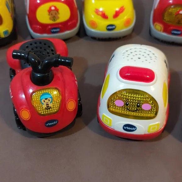 VTech automobiles vehicles ATV race car fire truck ambulance school bus mixer - Picture 4 of 11